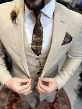 Beige pak heren